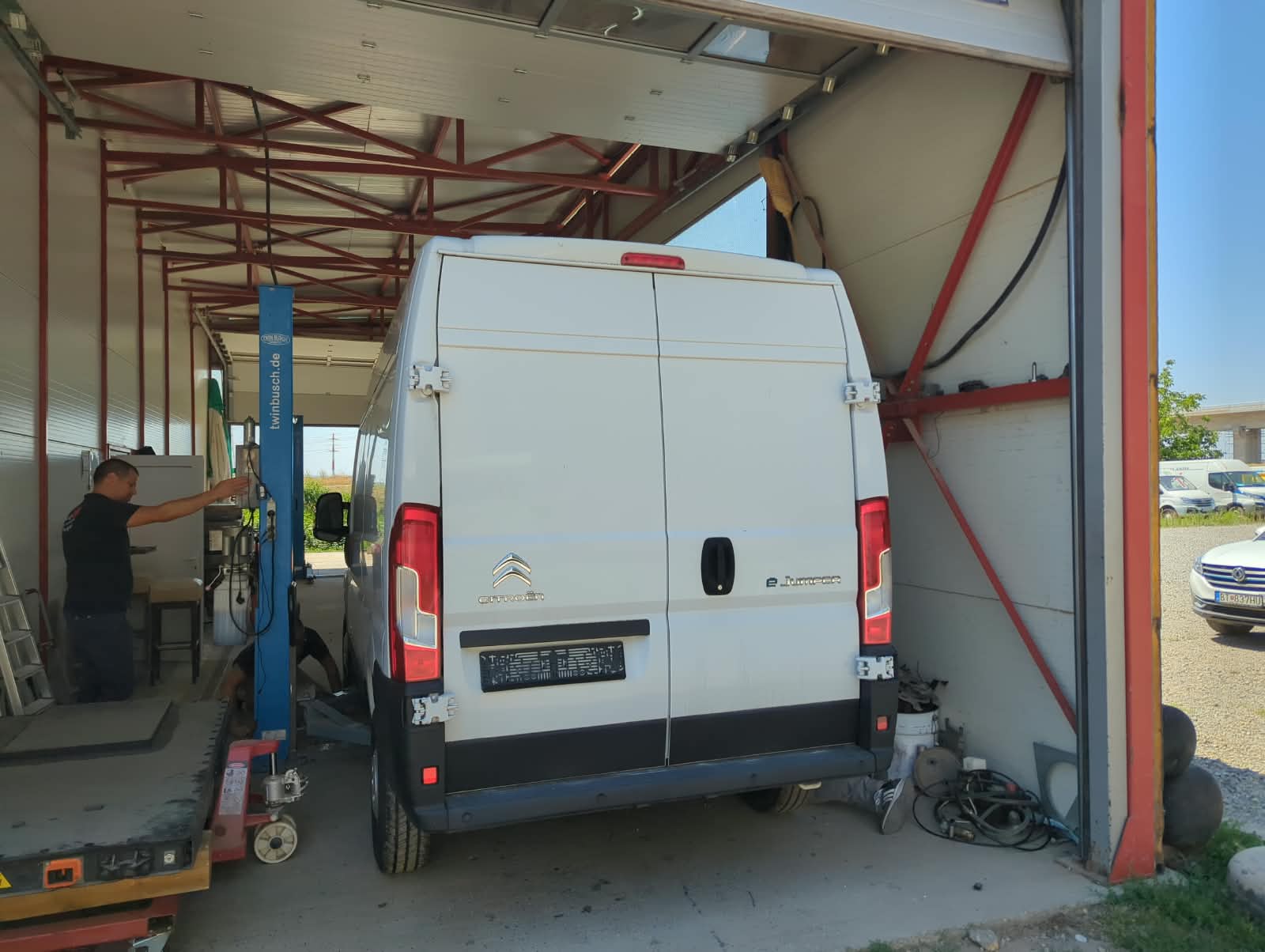 Servis elektro vozila - Citroen e-Jumper